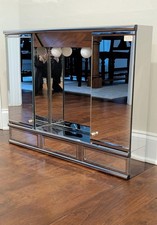 Specchio cromato vintage MCM