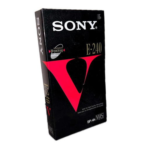 Nuovo sony 240 vhs - sony, v