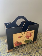 Porta riviste vintage giornali