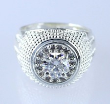 Anello uomo solitario diamante - solitario,