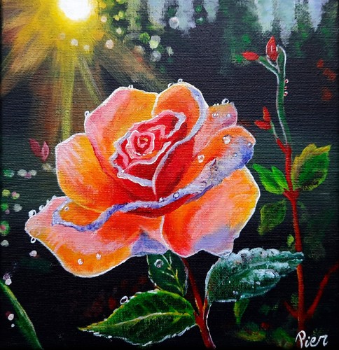 Dipinto fatto mano con - fatto, a
