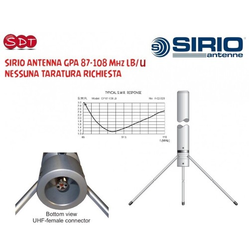 Sirio originale antenna gp - sirio, "originale"