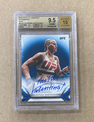 2018 topps ufc knockout auto - topps,