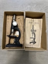 Microscopio d'epoca per