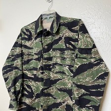 Giacca BDU uomo S verde righe