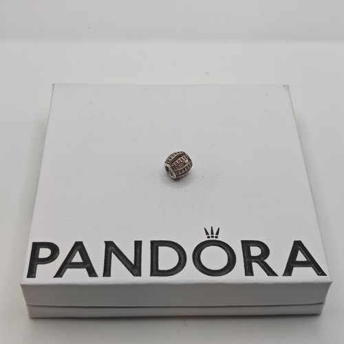 Charm pandora rosa pavè - pandora,