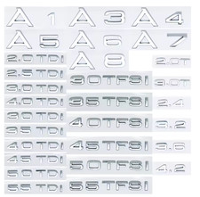 LOGO SCRITTA 3D per AUDI 2.0