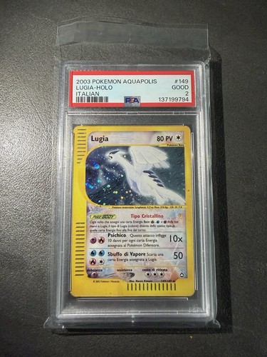 Lugia aquapolis holo - lugia, italiano