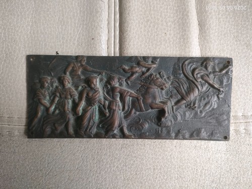Placca bronzo raffigurante - placca,