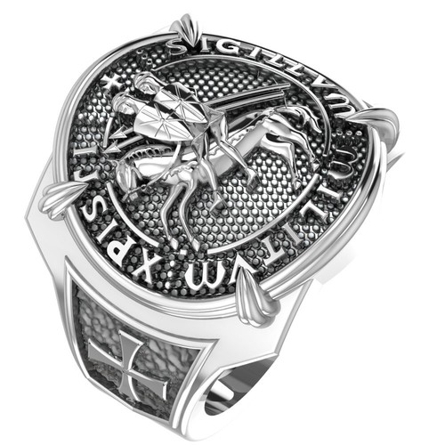 Anello massonico argento - massonico,
