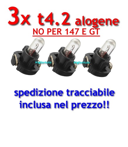 Lampadine 2 12v - 3, t4.2