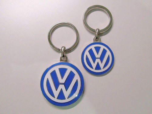 Volkswagen portachiavi blu - volkswagen, vw