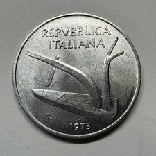 1973 Italy 10 Lire - Coin