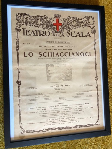 Locandina teatro alla scala
