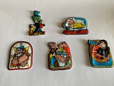 figurine mio locatelli  walt Disney plasteco Braccio di ferro Pinocchio lotto 5