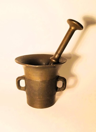 Grande antico mortaio in - grande,