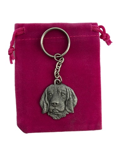 Beagle pewter keyring - ,