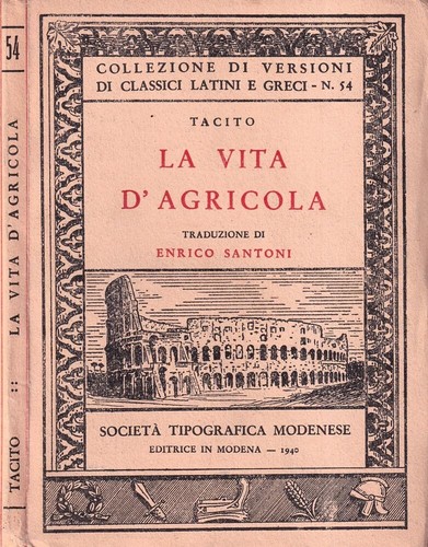 Vita agricola tacito - d'agricola.,