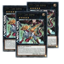3x ZW - LEO ARMS (Zw - Armi Leone) • Rara • KICO EN047 • 1Ed • Yugioh ANDYCARDS