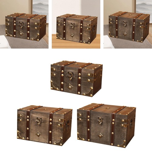 Baule portaoggetti legno - portaoggetti,