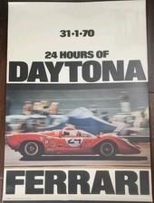 Vintage Ferrari Poster 1970