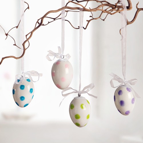Uova pasqua porcellana con - di,