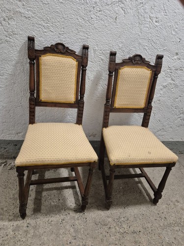 Coppia sedie antiche - sedie,