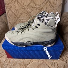 Reebok Shaqnosis Cargo verde cachi nero caserma mimetica atletica V61196 taglia 11