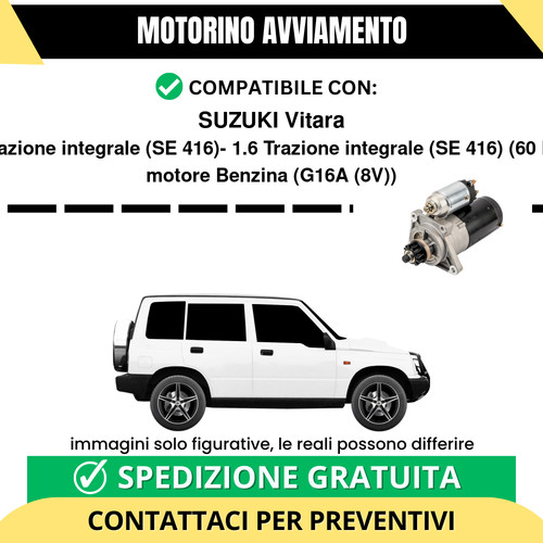 Motorino avviamento suzuki - motorino,