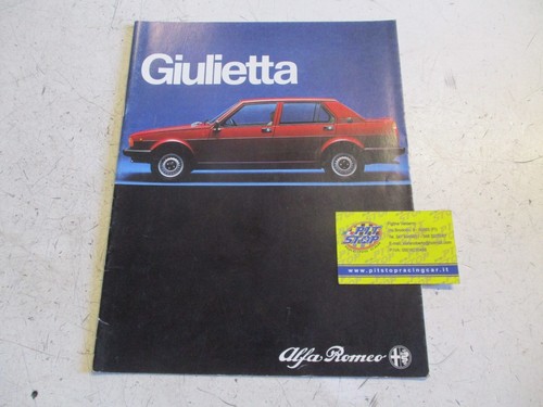Depliant alfa romeo giulietta - alfa,
