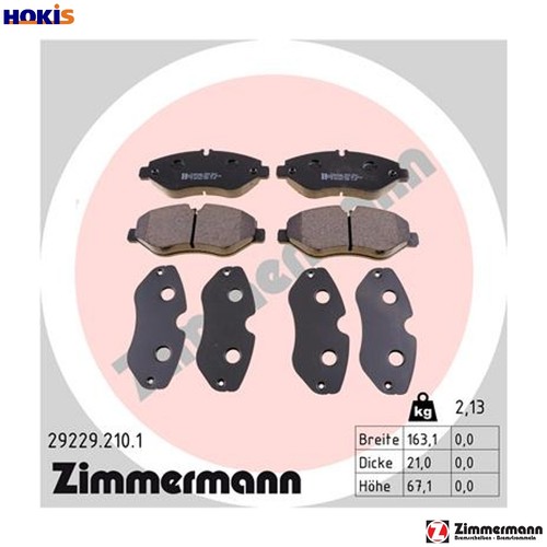 Set pastiglie freno - set,