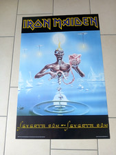 Poster vintage 1988 Official Iron Maiden Seventh Son of A Seventh Son 62 x 93 cm