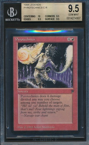 Legends pyrotechnics bgs 5 - pyrotechnics, 9.5
