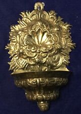 Acquasantiera In Argento Massiccio Italiana Del XIX  Sec.