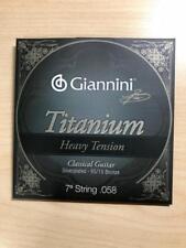Giannini Serie Titanium Chitarra Classica 7° Corda .058 Tensione Pesante