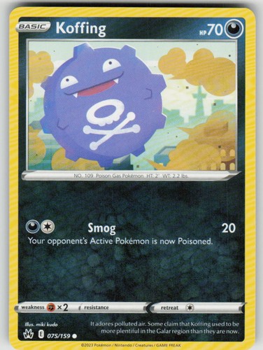Koffing 075 159 - 075/159, crown