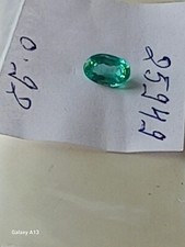 SMERALDO COLOMBIANO  NATURALE  CARATI 0.92 VVs A.A.A  NO COLOR OIL 