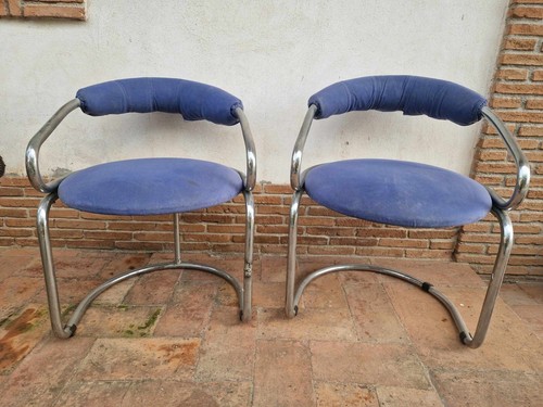 Coppia poltrone acciaio - di,