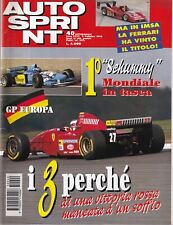 RR1 - AUTOSPRINT N° 40/1995 - Indice - Schumacher