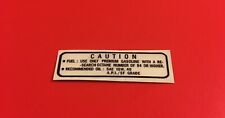 Yamaha caution stickers/adesivi