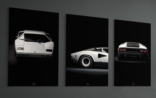 Quadro tela lambo vintage - quadro,