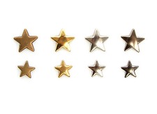 Stars Ferro Su Fissaggio a Caldo Borchie Perlina Cinture Scarpe Panni Borse GB E