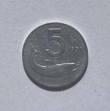 5 LIRE 1954