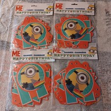 (4) Striscioni Buon Compleanno