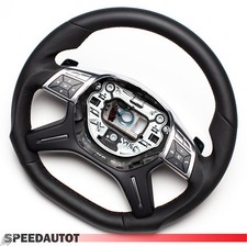 SCAMBIO APPIATTITO volante in pelle MERCEDES W166 W204 W212 W246 W463 ML 