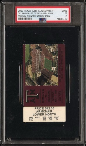 Biglietto texas aggies vs - biglietto, a&m