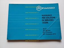 Piaggio VESPA 125 PRIMAVERA ET3 -50 R-50 SPECIAL 1982 manuale officina - RICAMBI