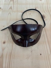 Maschera in Pelle/Cuoio Veneziana fatta a mano (Colombina) 