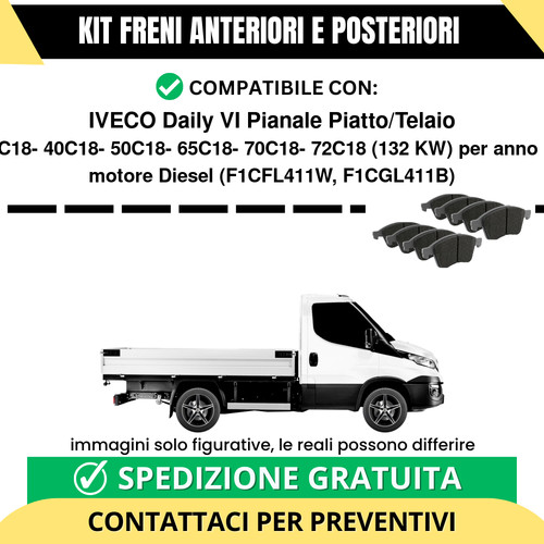 Pastiglie freno ant - +, post