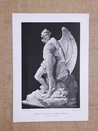 Angelo decaduto quadro di - l'angelo,